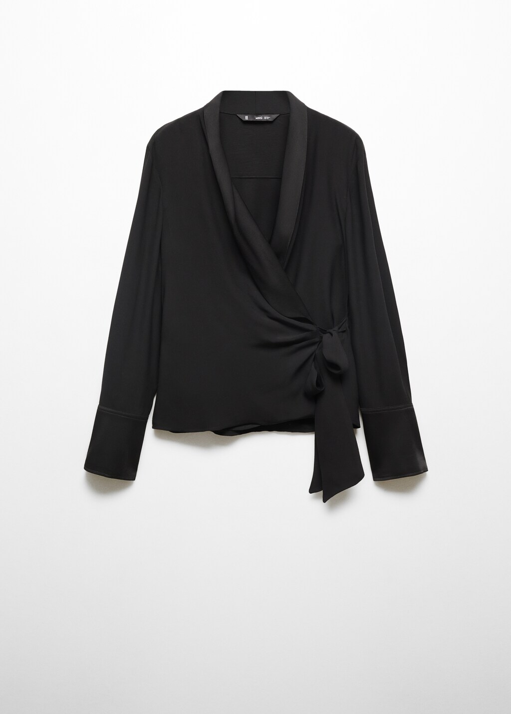 Wickelbluse mit schleife Clearance